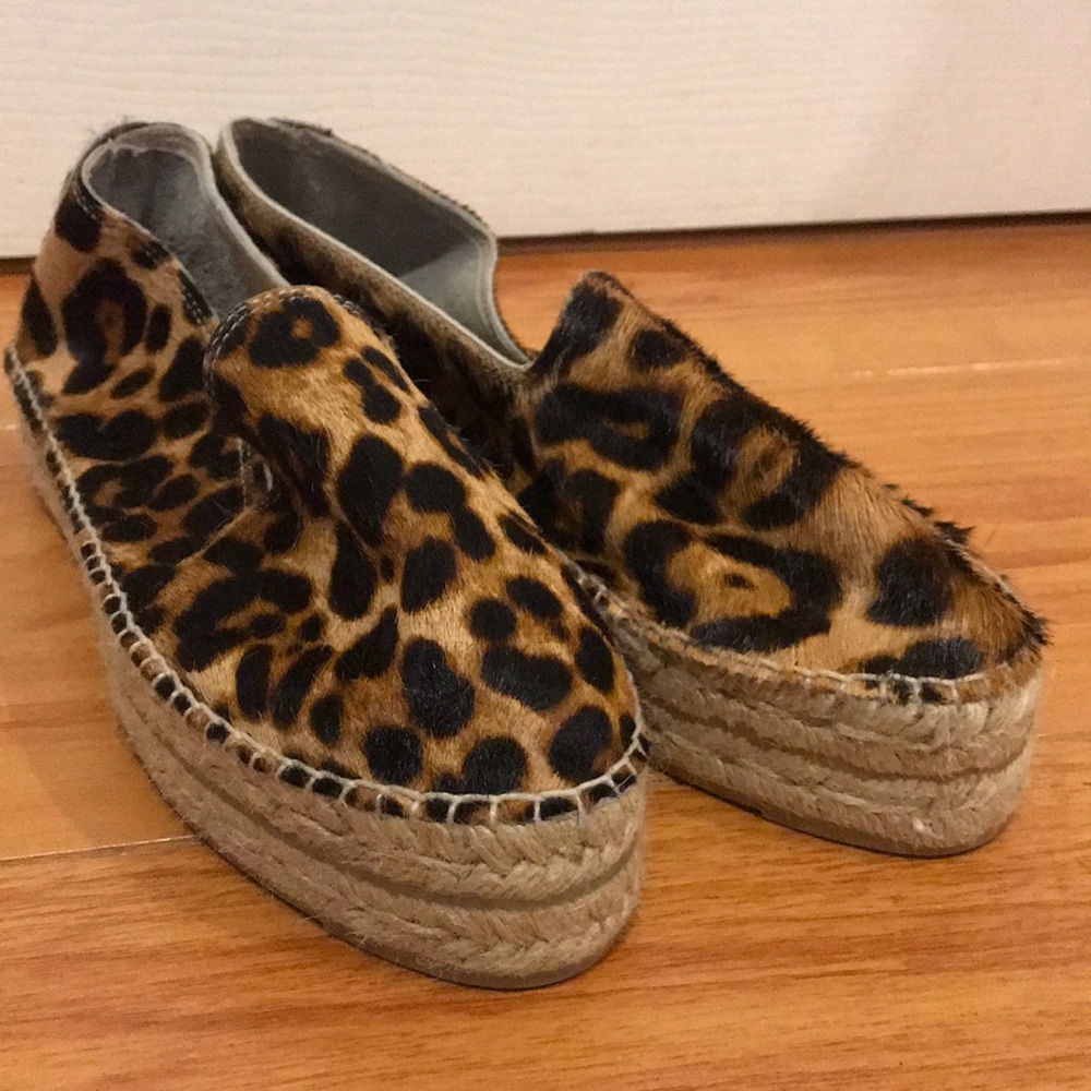 NWOT Manebí Cheetah Platform Espadrilles